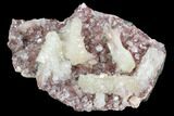 Stilbite and Apophyllite Crystal Cluster - India #97831-1